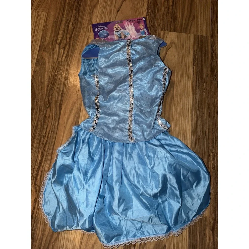 NEW Disney Princess Pet Costume Sz XL Dogs Cinderella Halloween